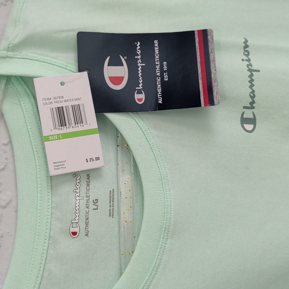 Pair of NWT Champion Ladies Athletic Tees Crew Neck | Size L - Picture 4 of 9